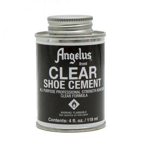 ANGELUS Clear Shoe Cement All Purpose Glue for Shoe Repair 4 oz
