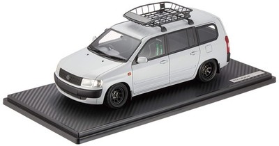 Zündmodell Maßstab 1:18 Toyota Probox Gl Ncp51V mattgrau Fertigprodukt
