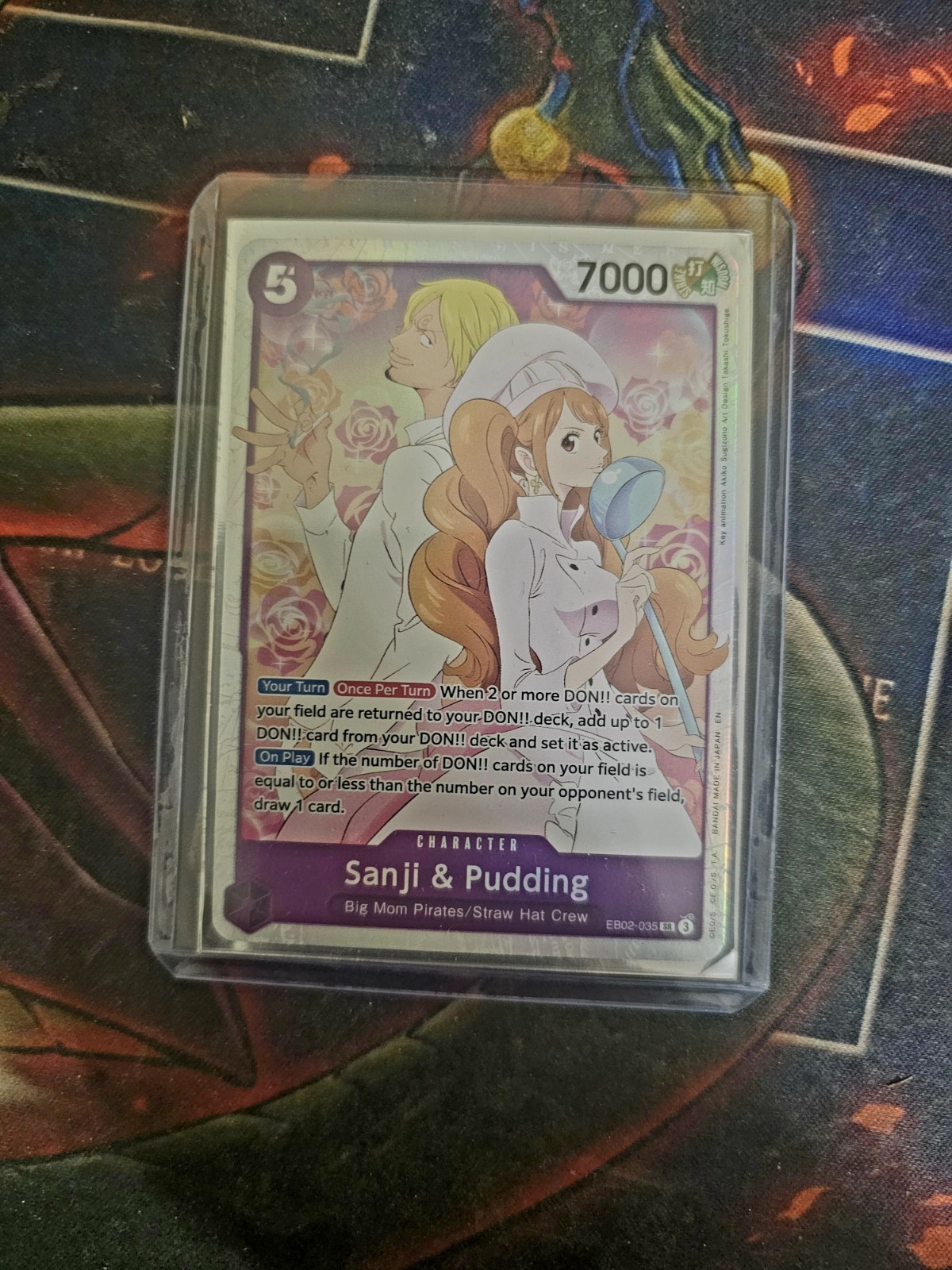Sanji & Pudding EB02-035 Extra Booster: Anime 25th Collection Foil
