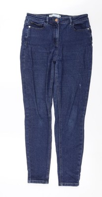 NEXT Damen blau Denim Skinny Jeans Größe 12 L28 in