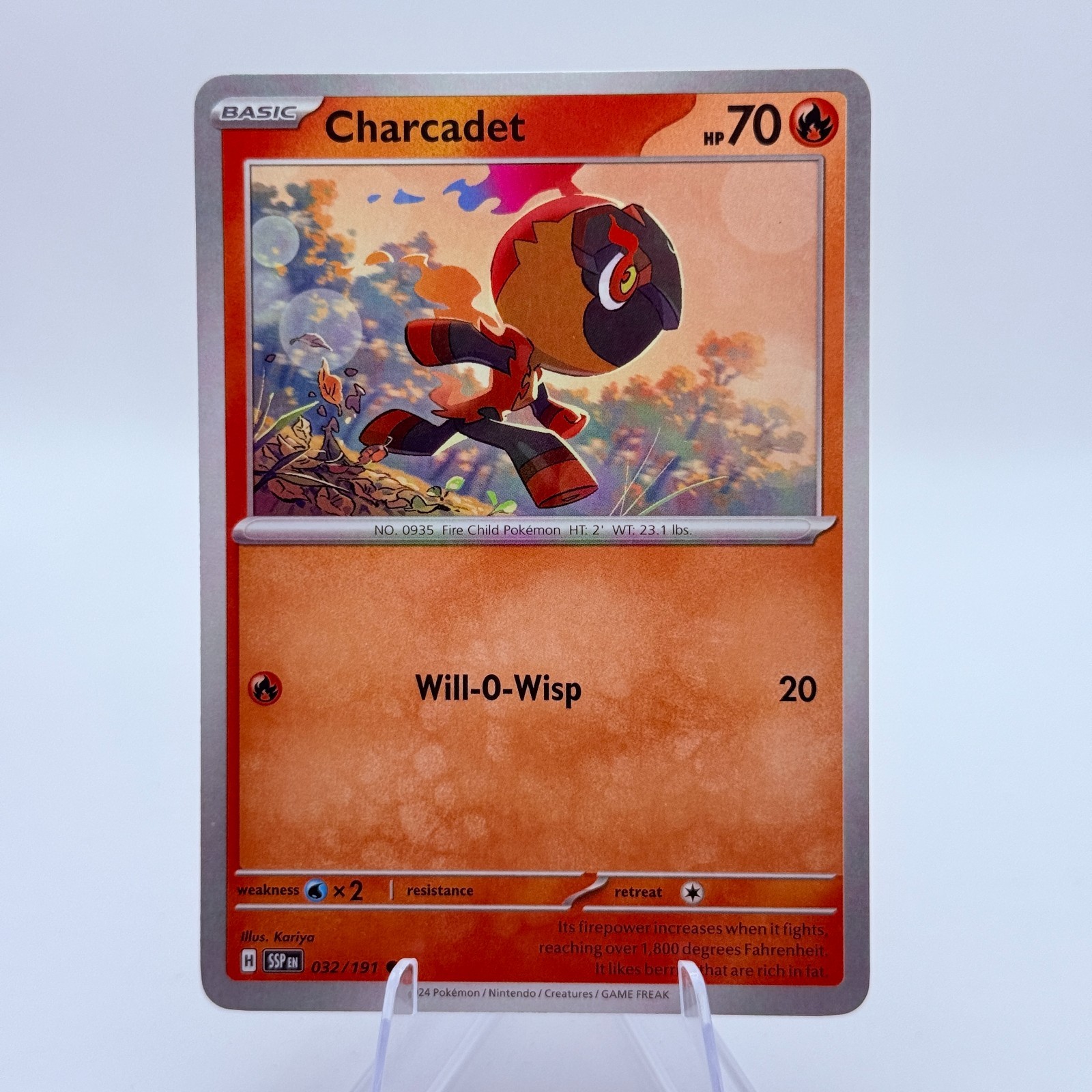 Charcadet 032/191 Common Surging Sparks Pokemon Card TCG 