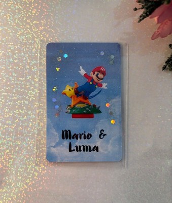 Mario & Luma Amiibo Karte Mario Galaxy