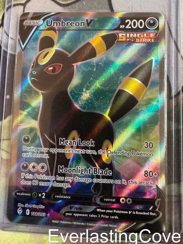 Umbreon V 188/203 Ultra Rare Evolving Skies Pokemon Holo Near Mint