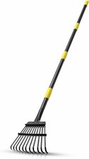 OLLIDOT Garden Leaf Rake 5 FT, 11 Tines RRP£24