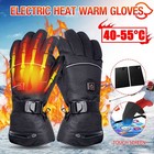 Electric Heating Gloves Hiking Skiing Hand Warmer Glove Thermal Heated Gloves UK