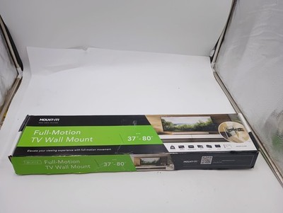 MOUNT-IT FULL MOTION TV WALL MOUNT FITS 37'' -80'' MI-4112 NEW OPEN BOX