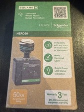 Square D by Schneider HEPD50 50kA Whole Home Surge Protection Device NEW  GV  