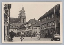 Amorbach - Leiningscher Hof Auto Stadtplatz - Altes Foto 1930er