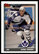 1991-92 Topps Daniel Marois Toronto Maple Leafs #212