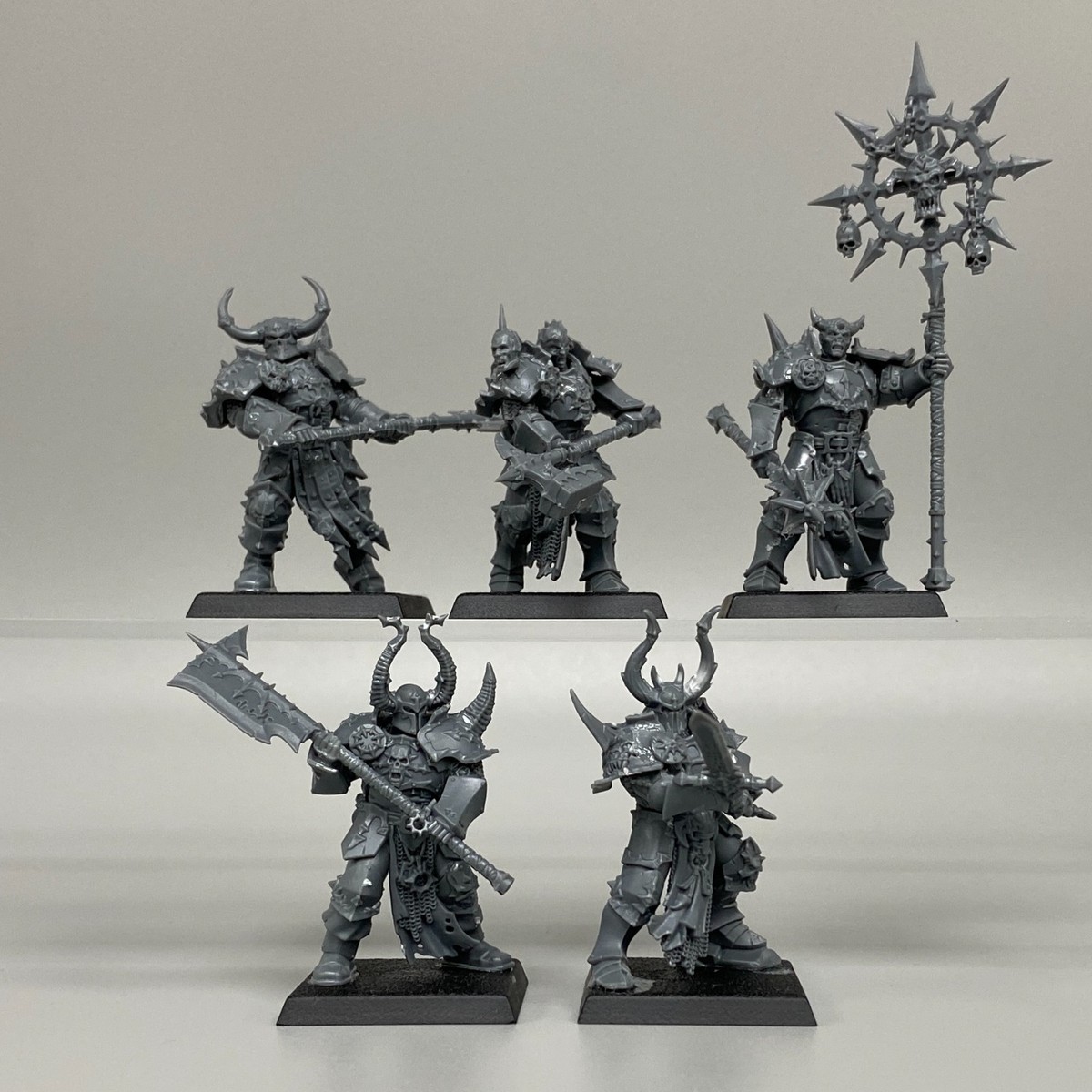 5 CHAOS CHOSEN SLAVES TO DARKNESS WARHAMMER THE OLD WORLD AGE OF