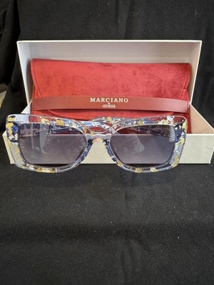 Marciano Guess Stylish Blue and Floral Patterned Sunglasses