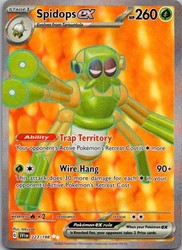 Spidops ex 223/198 Scarlet & Violet Base Set Ultra Rare Holo