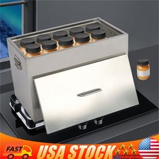 50L/13.2g Water Bath Canner Boiling Water Canner Fruit Canner w/2 Canning Racks