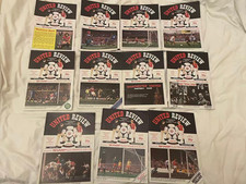 Lot 11 programmes Manchester United 1982/83 