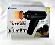 Heat Therapy Massager 5 Attachments w/ 6 Speed Settings Rechargeable Battery New