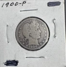 1900-P Barber Quarter 90% Silver U.S. Quarter Philadelphia See Photos