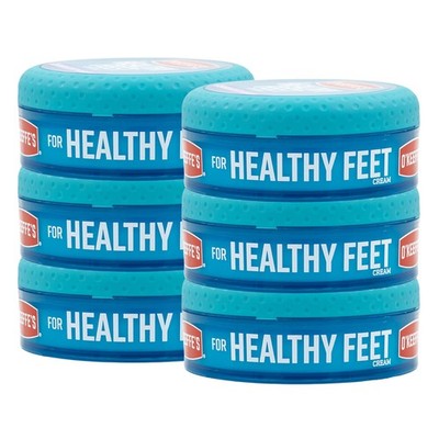 O Keeffe's For Healthy Feet Foot Cream 3.2 Ounce Pack Of 6 Dry Cracked Feet Care