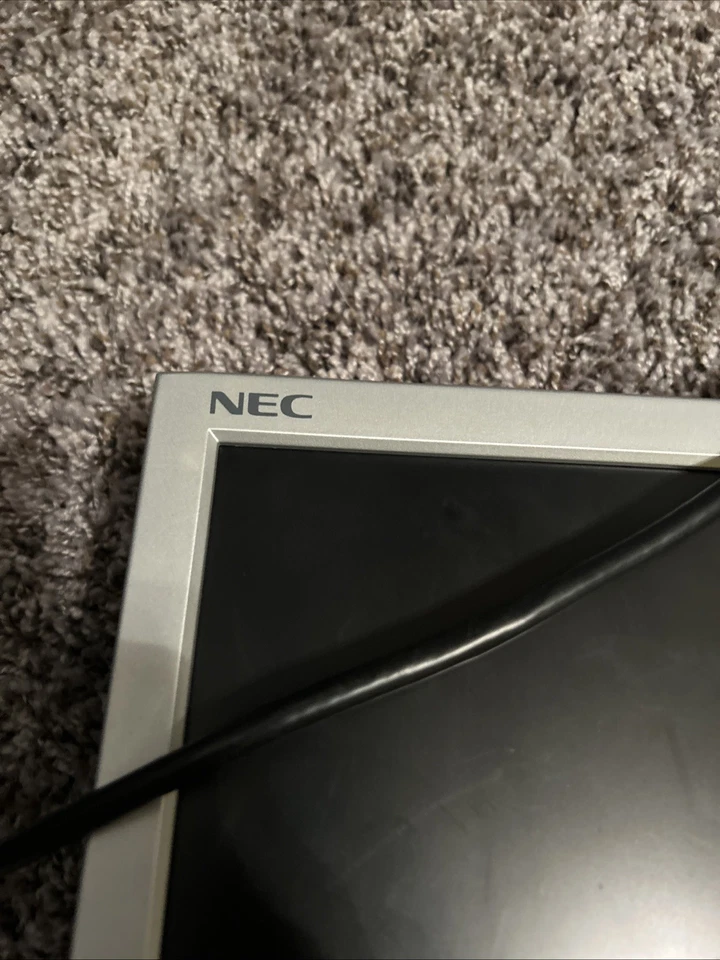 NEC LCD1712 17" monitor with Cord In Pictures Free Shipping - Image 2 of 4