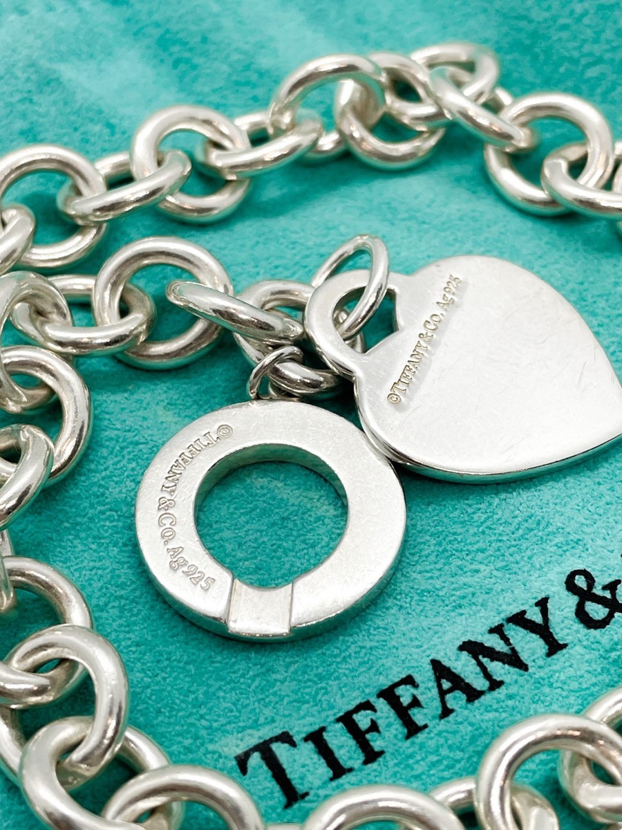 Tiffany & Co Return to Tiffany Heart Tag Toggle Necklace Silver