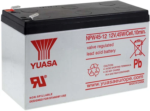 YUASA Bleiakku NPW45-12 12V 45Watt Lead-Acid Grau