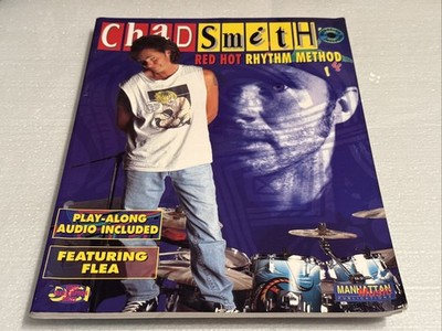 [NO CD] Chad Smith Red Hot Rhythm Method Play-Along Book Drum Music Book
