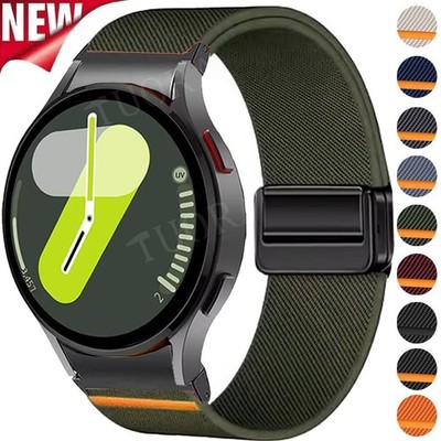 Nylon Armband Für Samsung Galaxy Watch FE 7 6 4 Classic 43/47mm 5 Pro 45/40/44mm