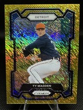 Ty Madden - 2024 Panini Prizm Baseball Gold Shimmer Prizm /7 FOTL Tigers