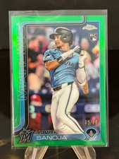 2025 Topps Chrome ⚾️ Javier Sanoja #76 RC🔥True Green Parallel /99