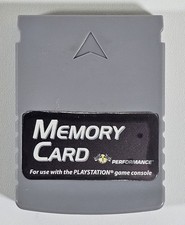 Sony Playstation 1 Memory Card 1 MB 15 Blocks 3rd Party Performance - Tested