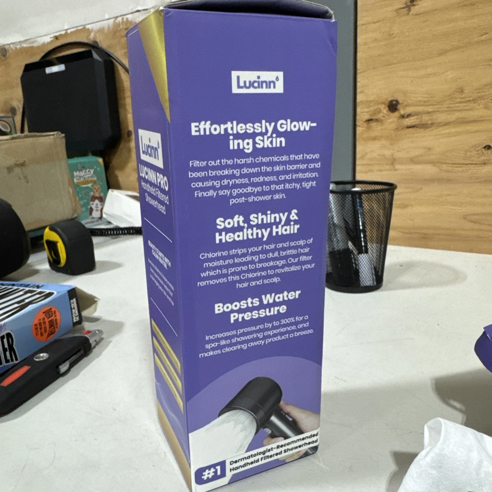 Lucinn Pro Handheld Filtered Showerhead Bin A4 R1