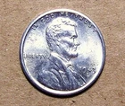 1943   D     Mint  STEEL  Lincoln Wheat Cent   ACTUAL  COIN          90602215-06
