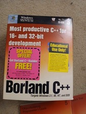 Borland C  Window 95 VERSION 4.5 DISC INCLUDED