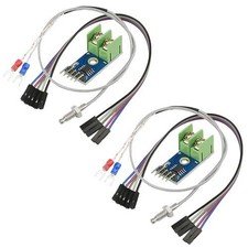 MAX6675 Thermocouple Module Board with K Type Temperature Sensors 2 Pack