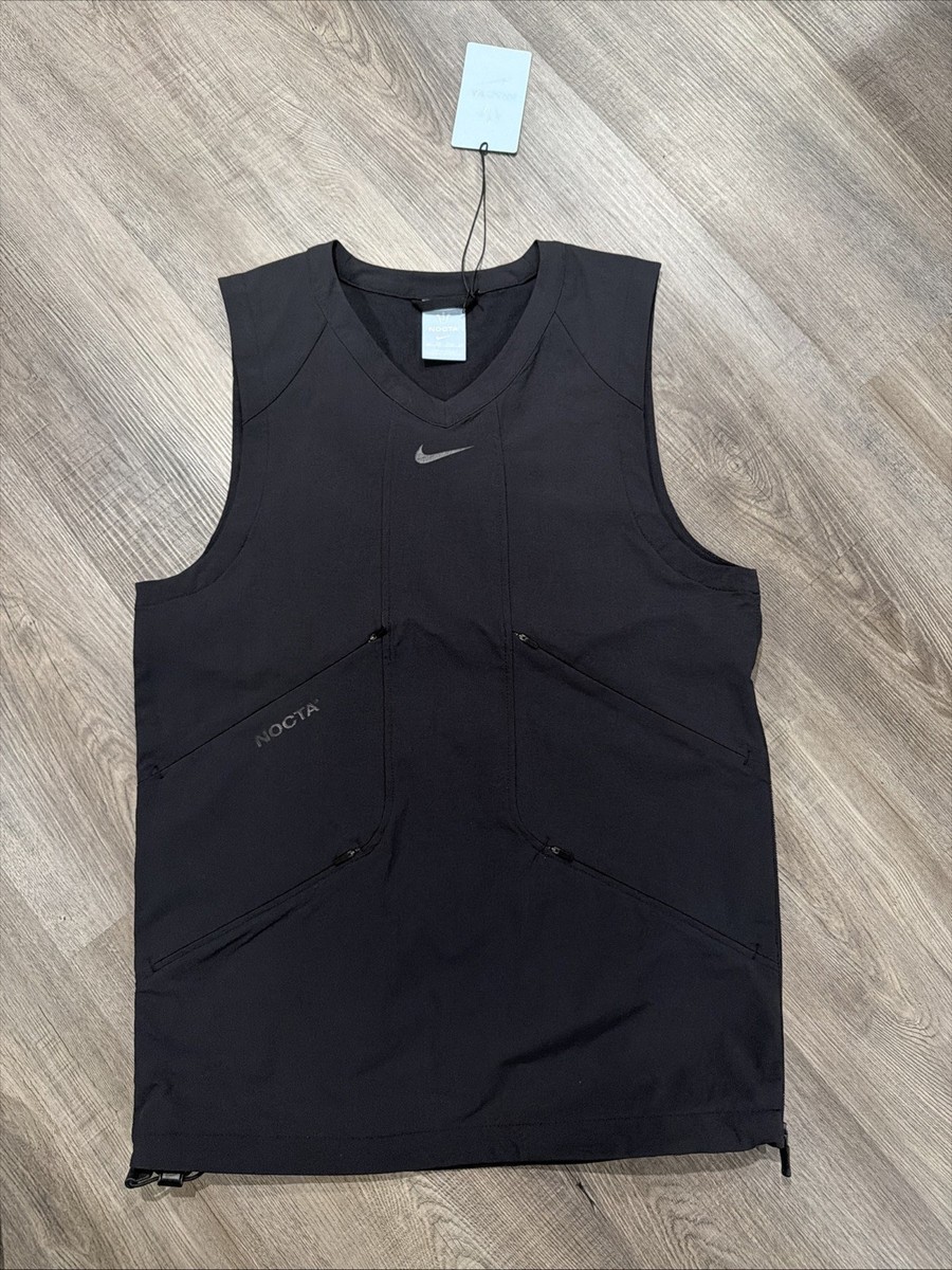 Nike x Nocta Black Vest Mens Size XS Golf Tactical DRAKE OVO