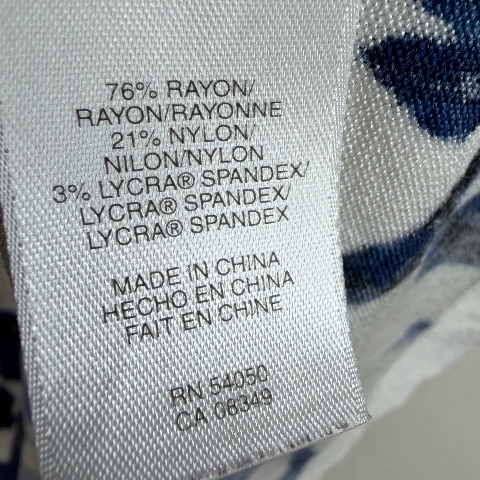 Cárdigan Jones New York Estampado Floral Botón Talla Grande Blanco/Multicolor Foto 4 de 4