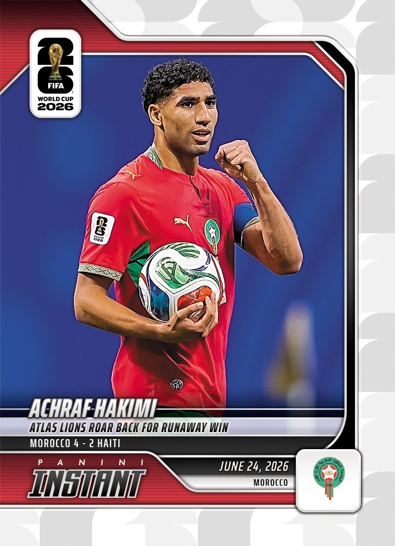 2026 Panini Instant FIFA World Cup #115 Achraf Hakimi Morocco PRESALE