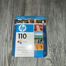 Genuine HP 110 Tri-Color Ink Cartridge Original Box Sealed From 2007