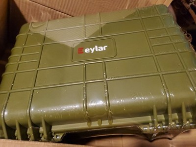 Eeylar Protective Gear Case with Foam Green Water and Shock Proof Hard Shell