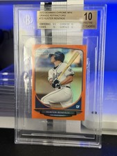 2013 Bowman Chrome Mini Orange Refractors #70 Hunter Renfroe 10/15