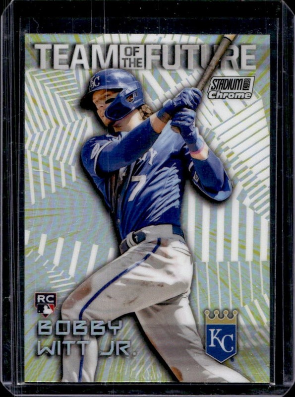 2022 Topps Stadium Club Chrome Bobby Witt Jr. Team of the Future RC #TOF-7