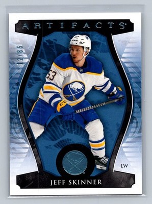 2023-24 Upper Deck Artifacts Jeff Skinner Light Blue Steel #/85 #56