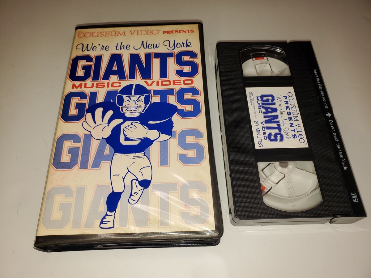 Coliseum 1986 We're The New York Giants NFL Football Rap Hip Hop