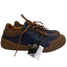 Spring Step Lazarlo Low Top Sneaker Shoes   Women’s Leather Blue  sz 39 8.5 NWOB