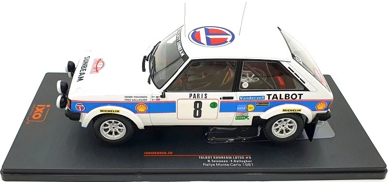 IXO 1/18 Scale 18RMC095B - Talbot Sunbeam Lotus #8 RMC 1981 H.Toivonen - Image 4 of 4