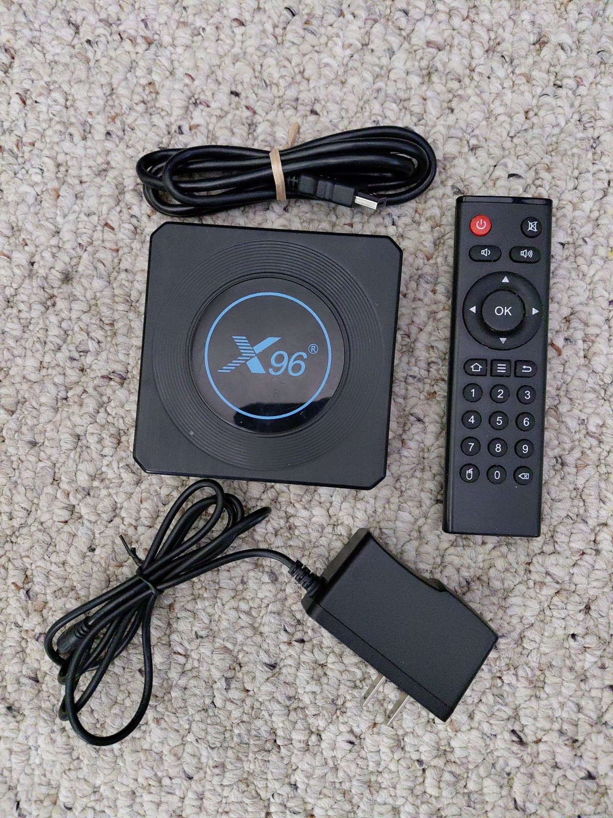 Android 7.1 Streaming Media Players Tv 4G+64Gb H96 Max 4K Display