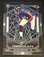 2019 Panini Obsidian Rookies /125 Jaylon Ferguson RC #167 Baltimore Ravens