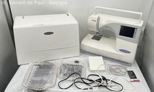 Janome Memory Craft 9700 Sewing/Embroidery Machine W Foot Pedal Case Tested Read