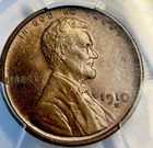 1910 S Lincoln Wheat Copper Cent 1C PCGS MS 64 BN