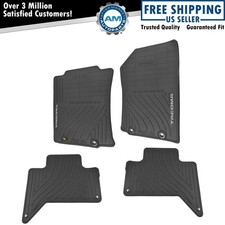 Oem Rubber All Weather Tacoma Logoed Black Floor Mats Set Of 4 For Toyota Tacoma Oem Rubber All Weather Tacoma Logoed Black Floor Mats Set Of 4 For Toyota Tacoma