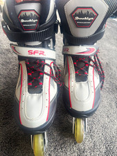 SFR Brooklyn Special Edition Inline Roller Skates / Rollerblades – Black Red